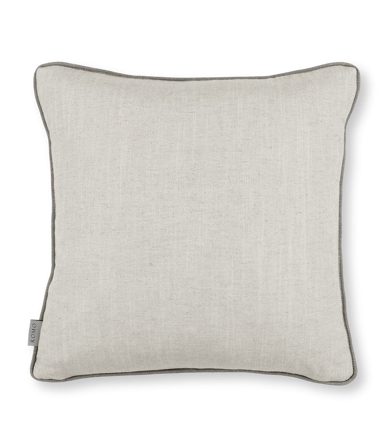 Romo Pluma Blush cushion 50cm x 50cm, imported from the UK