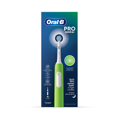Holland & Barrett Oral-B Pro Junior Green Electric Toothbrush- Buy online at McGrocer
