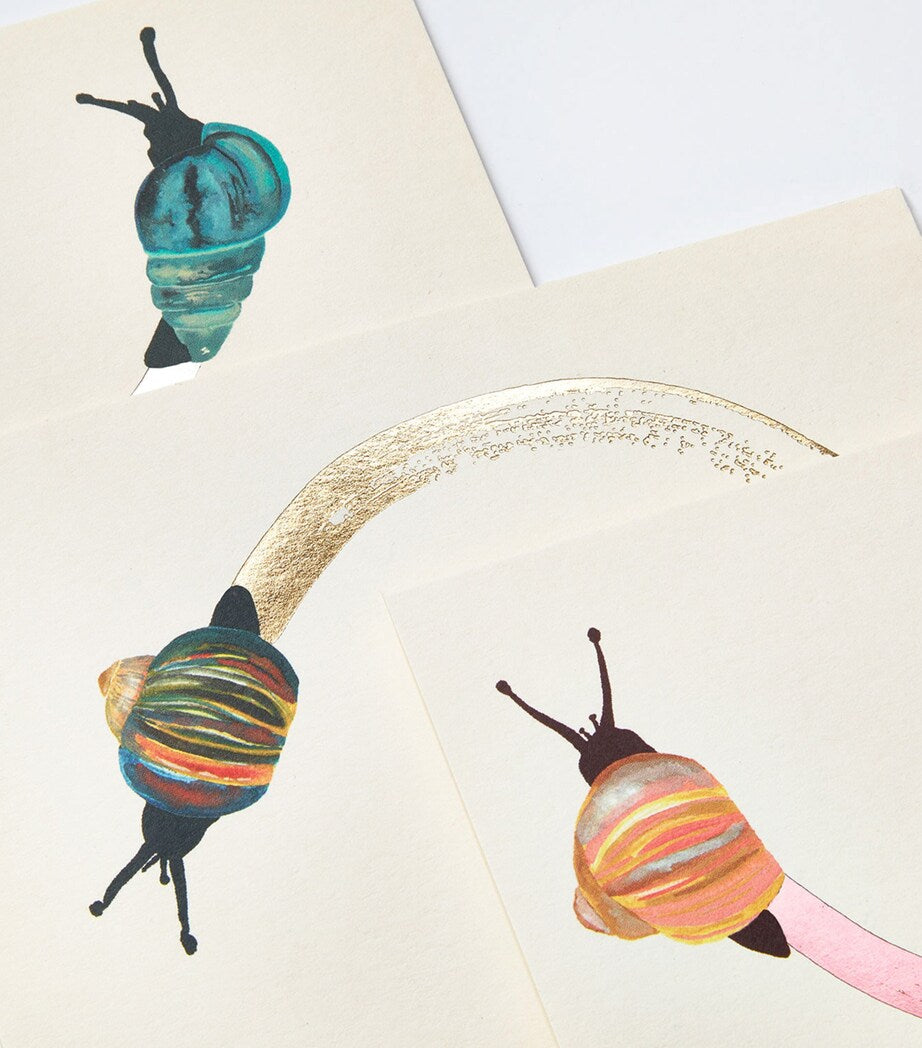 Jo Laing Snail Mail A6 note cards, UK version