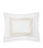 Pratesi Impero King pillowcase 50x90cm embroidered laurel, UK version