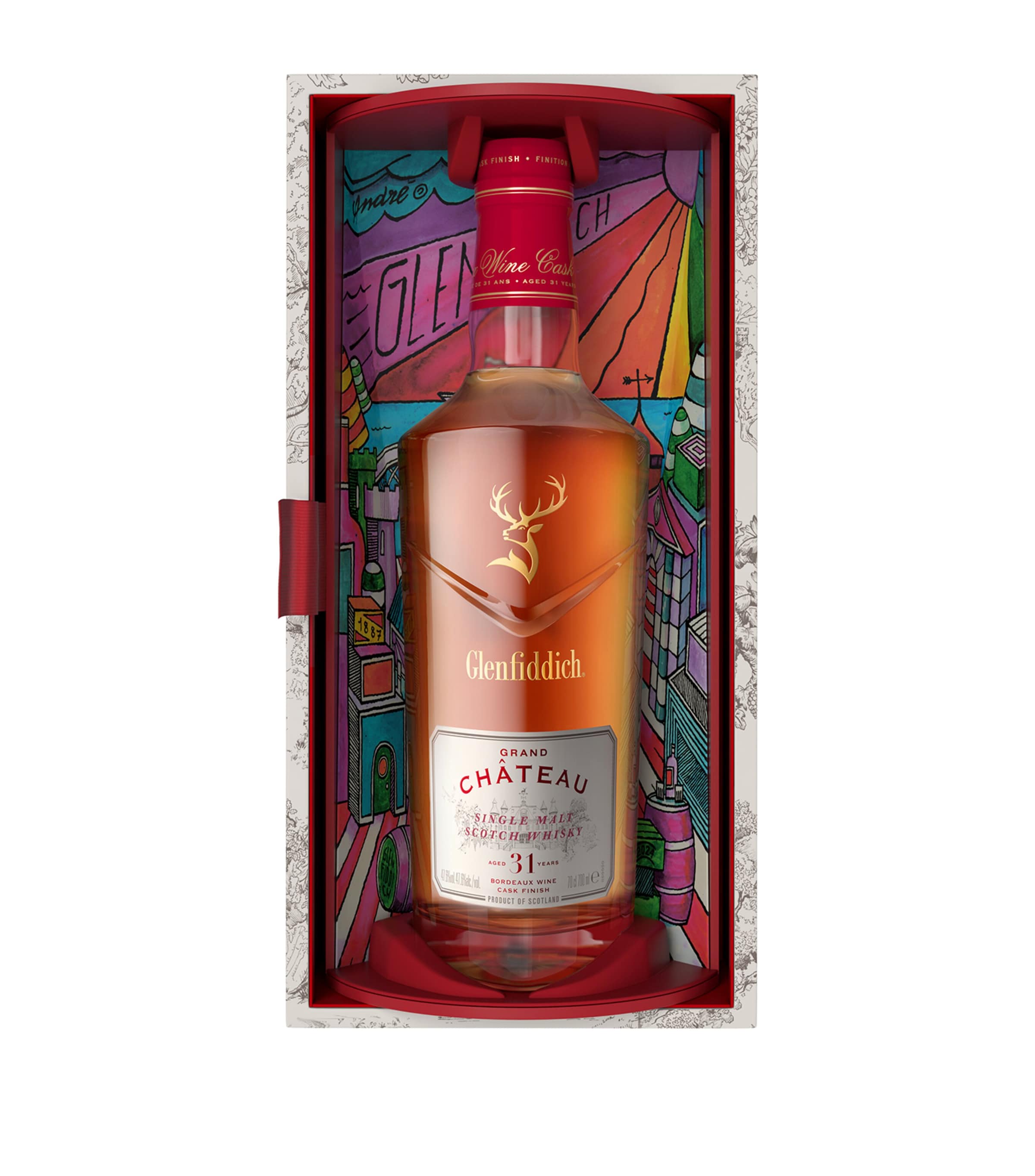 Glenfiddich 31-Year-Old Grand Chateâu single malt Scotch whisky 70cl, UK version