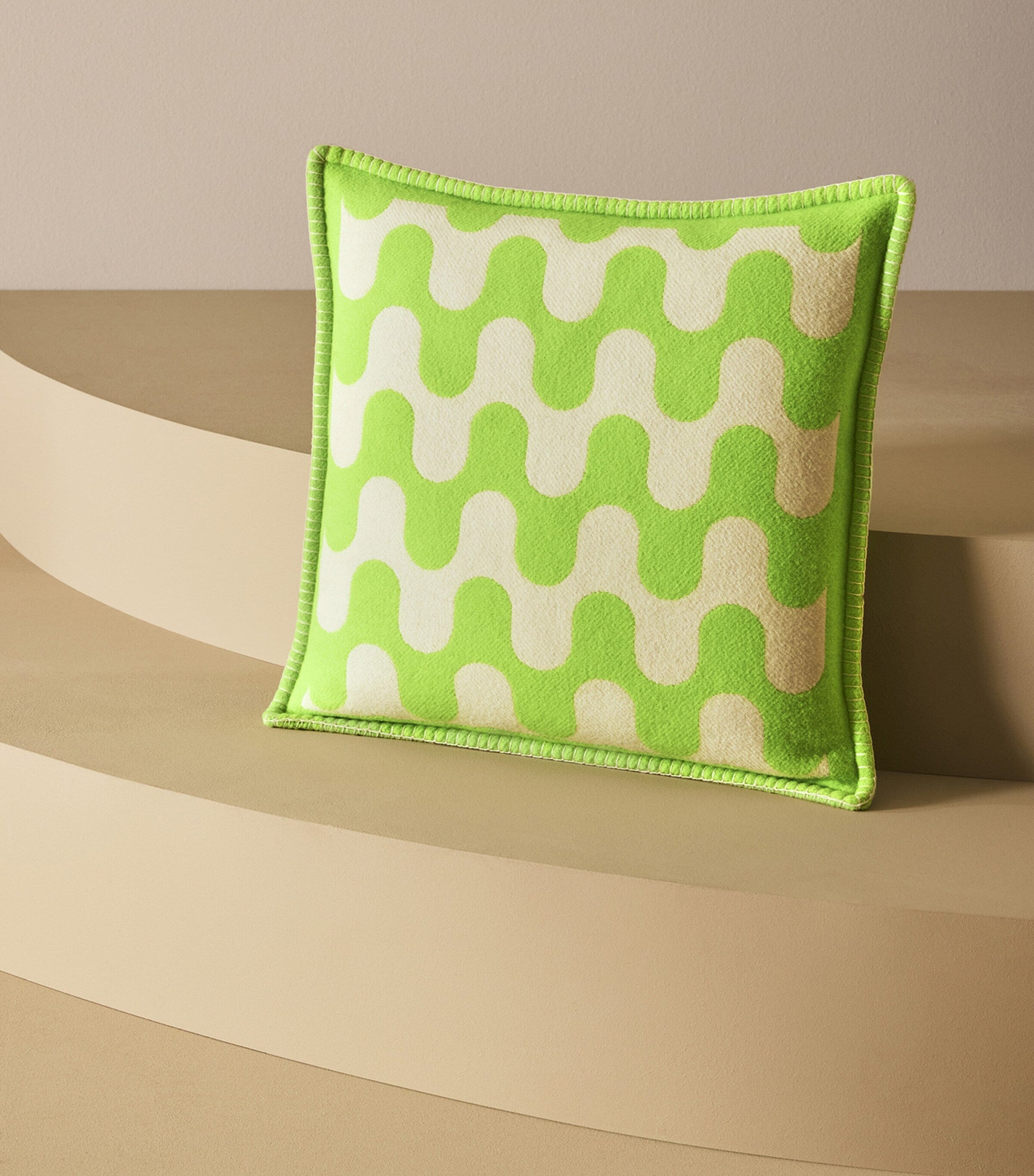 Frette Wool Modernism 003 cushion 50cm x 50cm - British product