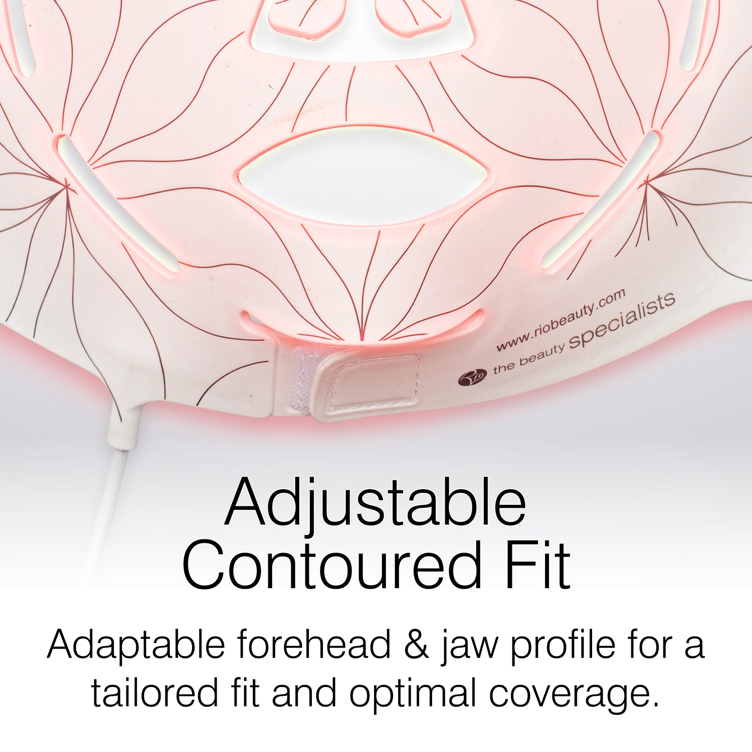 Rio FaceGLO triple wavelength LED face mask - British product