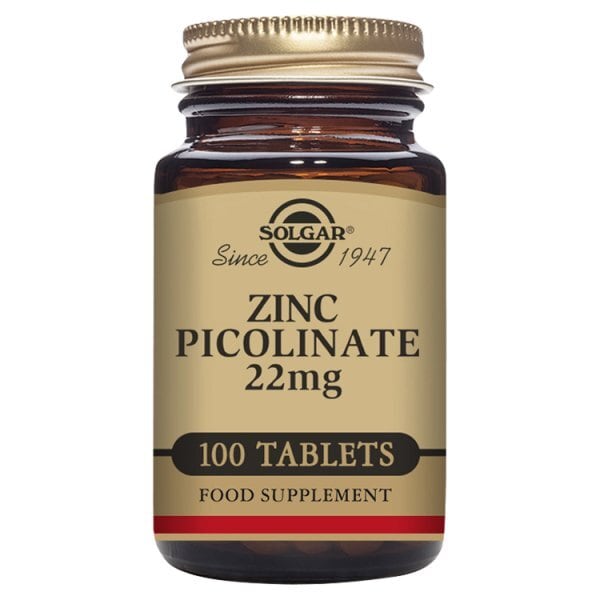 Solgar - Zinc Picolinate 22 Mg