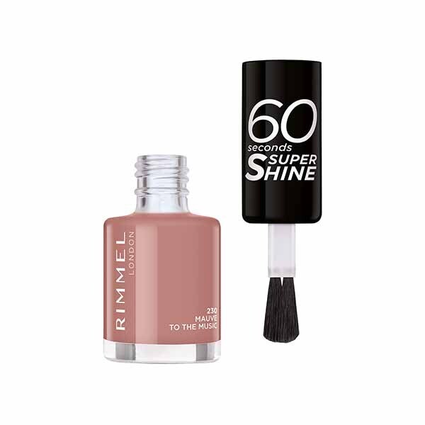 Rimmel Nail Polish 60 Sec 230 Mauve To The Music GOODS Superdrug   