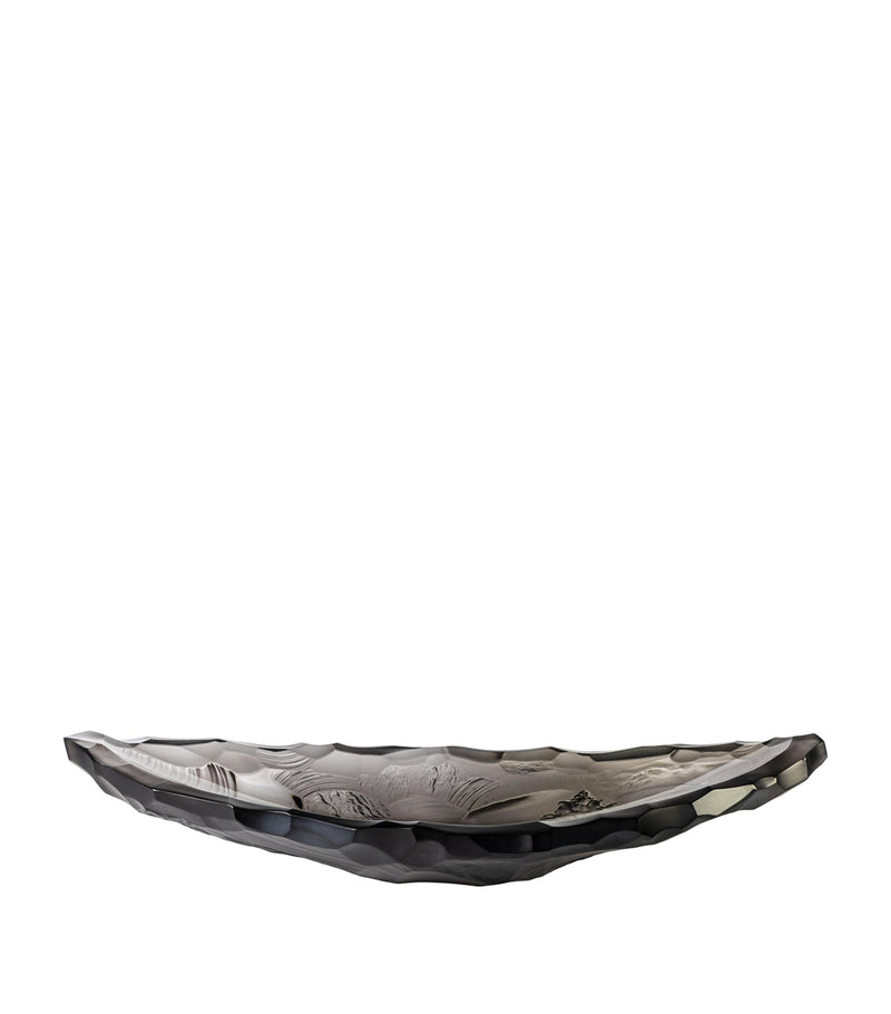 Lalique Medium Crystal Silex Bowl 46cm, UK version