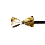 SVNX faux leather bow tie beige print - British product