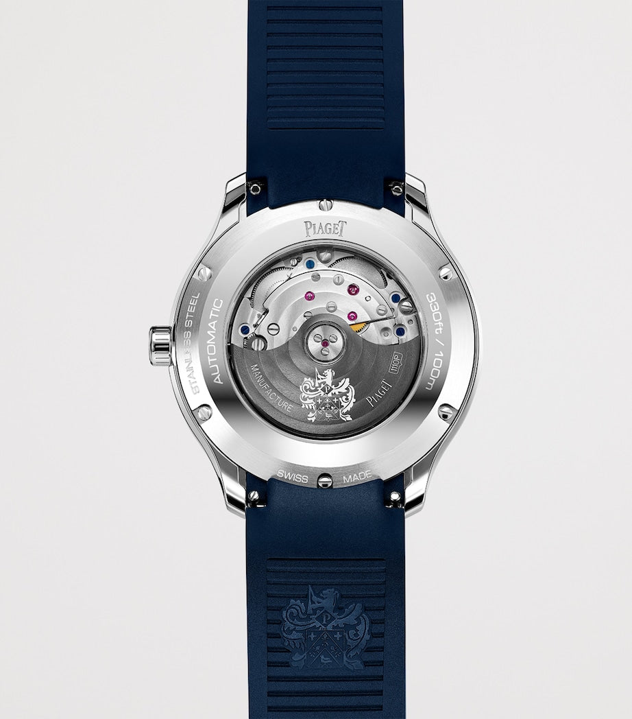 Piaget Polo Date watch 42mm blue dial stainless steel - British product