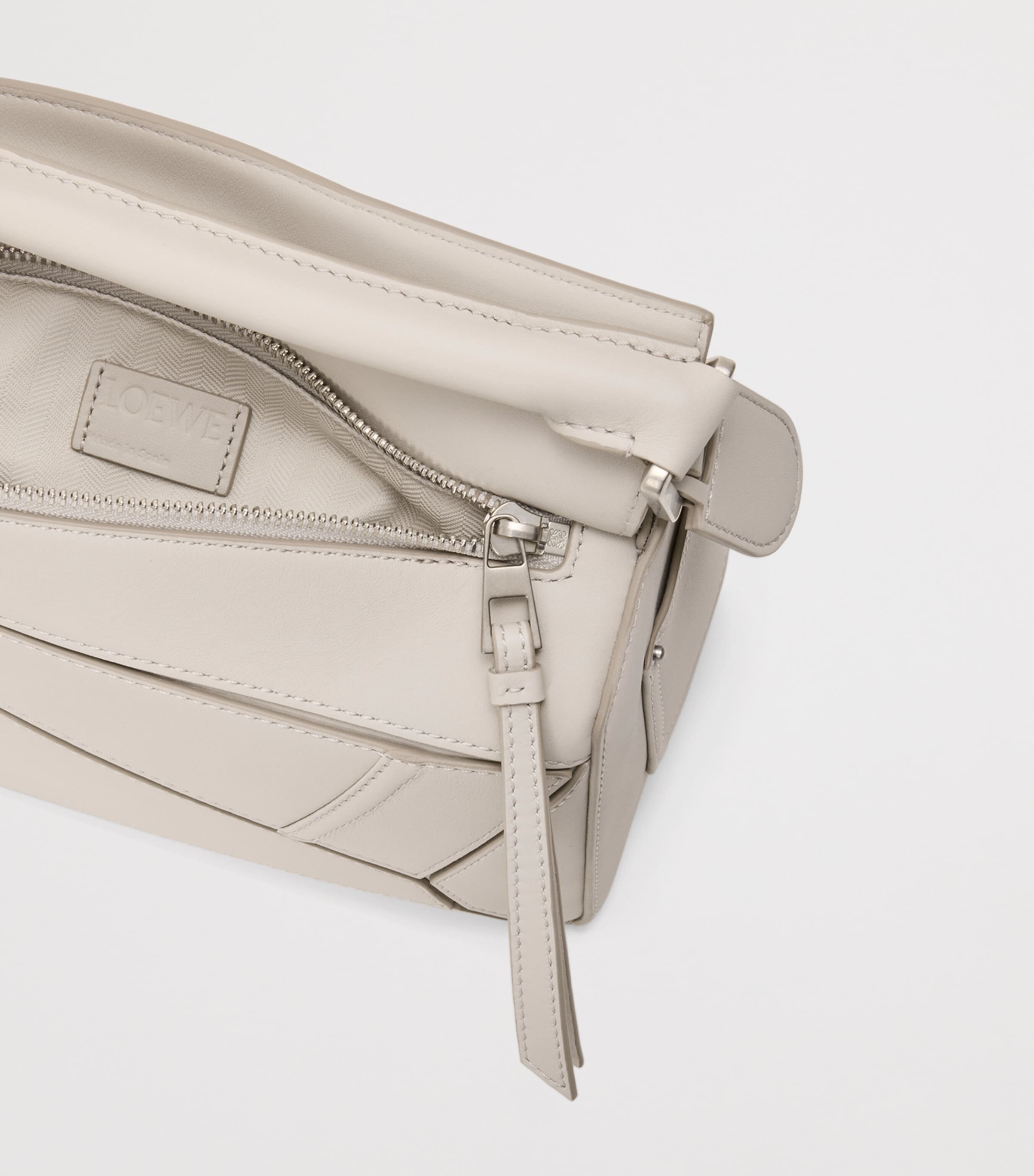 LOEWE small leather Puzzle Panta top-handle bag (British brand)