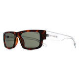 Superdry SDS-5005 brown unisex sunglasses tortoise crystal solid green, imported from the UK