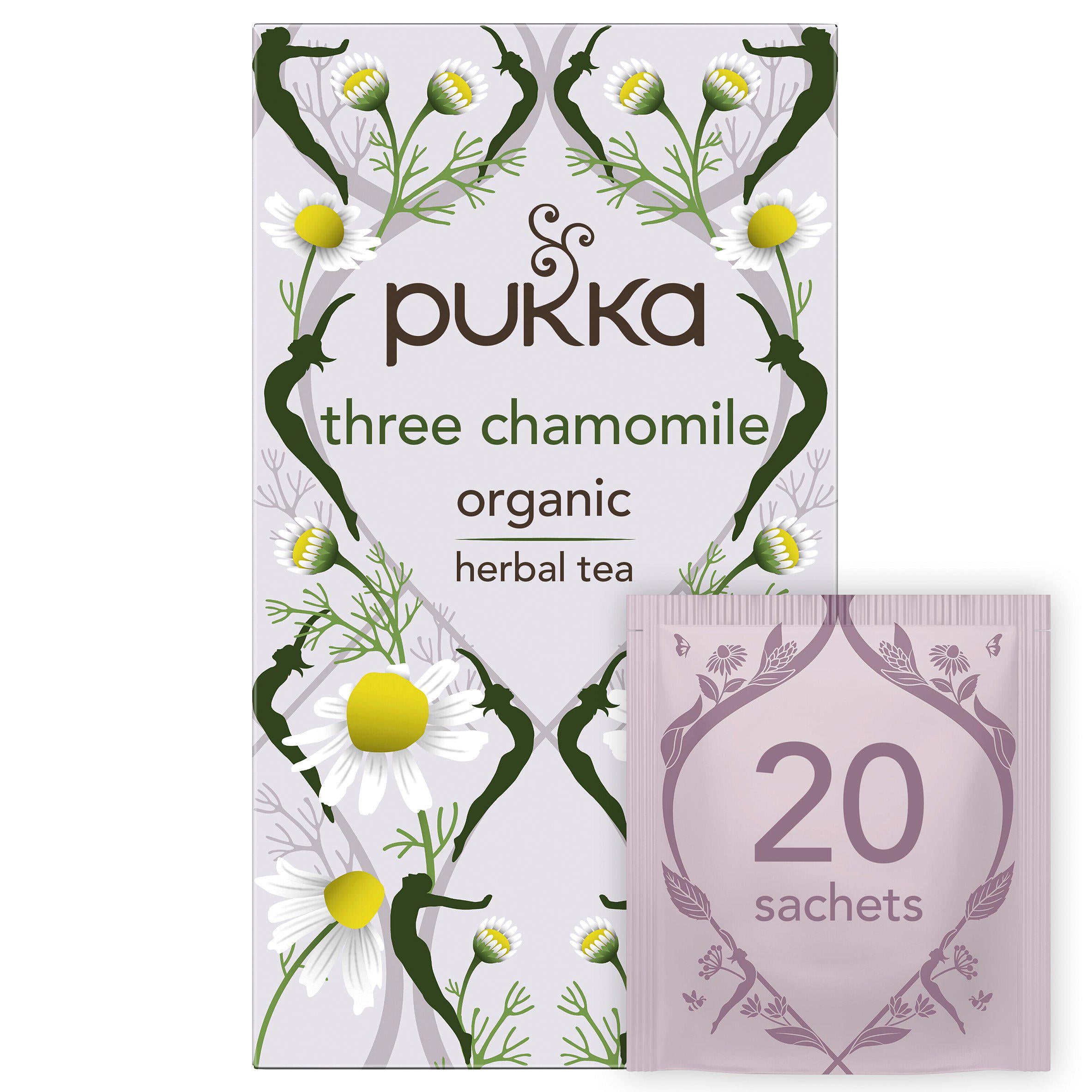 Pukka Organic Three Chamomile Tea Bags x20 30g GOODS Sainsburys   