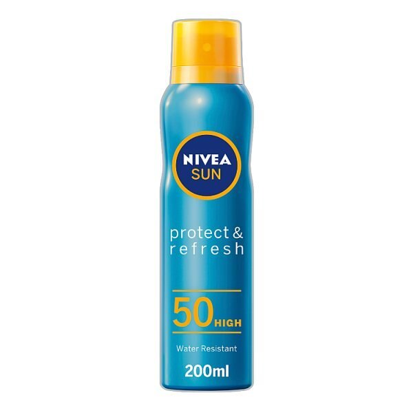 NIVEA SUN Cooling Suncream Mist SPF50 Protect&Refresh 200ml GOODS Superdrug   