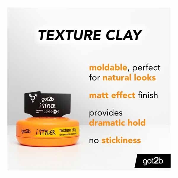 got2b iStylers Texture Clay 75ml GOODS Superdrug   