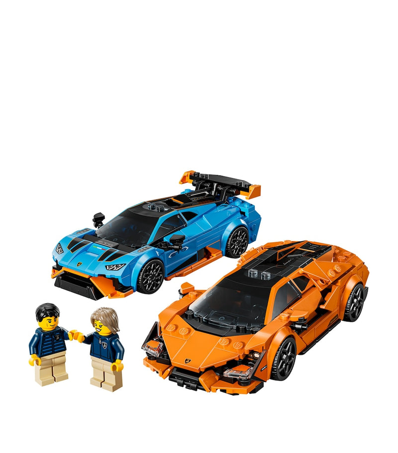 Lego Speed Champions Lamborghini Revuelto & Huracán STO building set, UK version