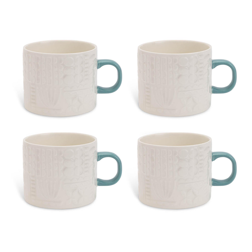 Habitat Embossed Block Floral Mug 1pc