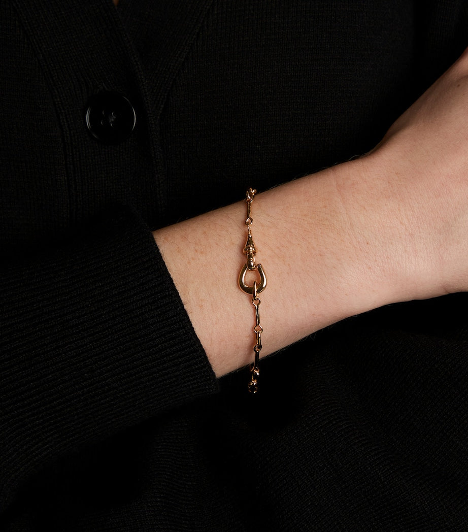 Astrid & Miyu gold-plated hardware chain bracelet 20cm - British product