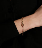 Astrid & Miyu gold-plated hardware chain bracelet 20cm - British product