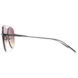 Ted Baker TB1625 men's aviator sunglasses gunmetal grey gradient (British brand)
