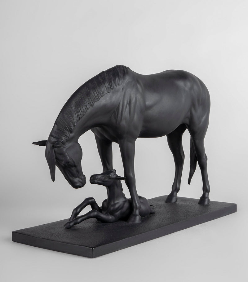 Lladró porcelain figurine of mare and foal, UK version
