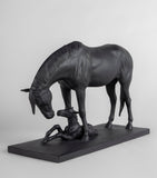 Lladró porcelain figurine of mare and foal, UK version