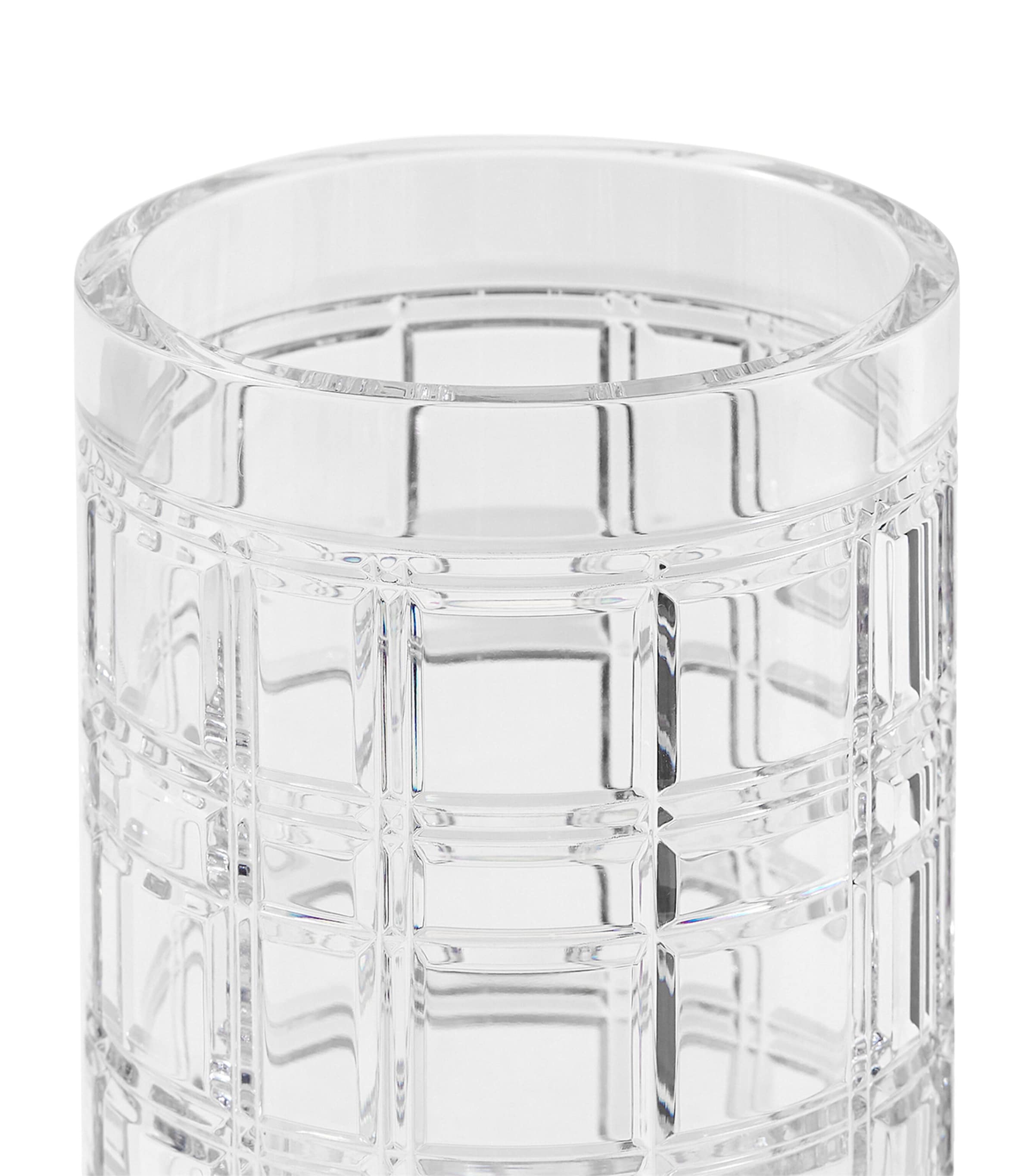 Ralph Lauren Home Small Hudson Plaid Vase 25cm, imported from the UK
