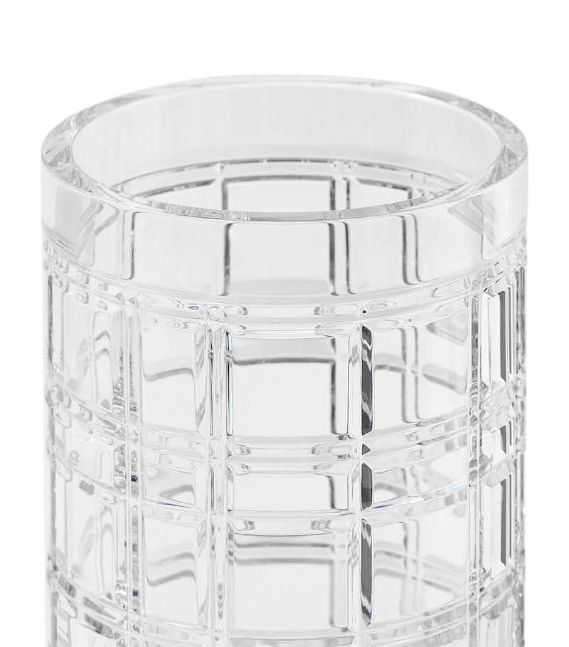 Ralph Lauren Home Small Hudson Plaid Vase 25cm, imported from the UK