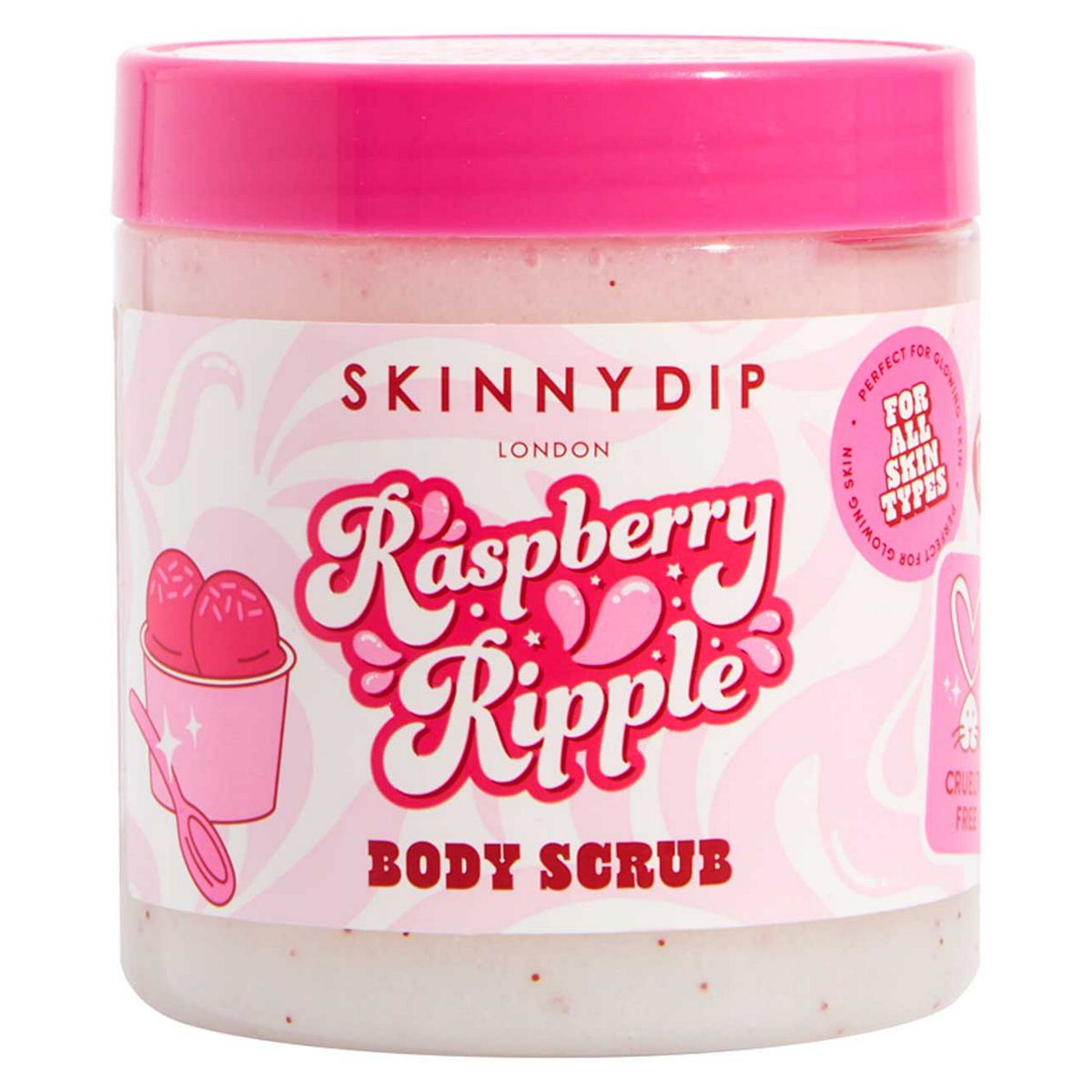 Skinny Dip Raspberry Ripple Body Scrub 340g GOODS Boots   