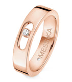 Messika Move Joaillerie Roségold Ehering 0,03 Karat Diamant (Britische Marke)