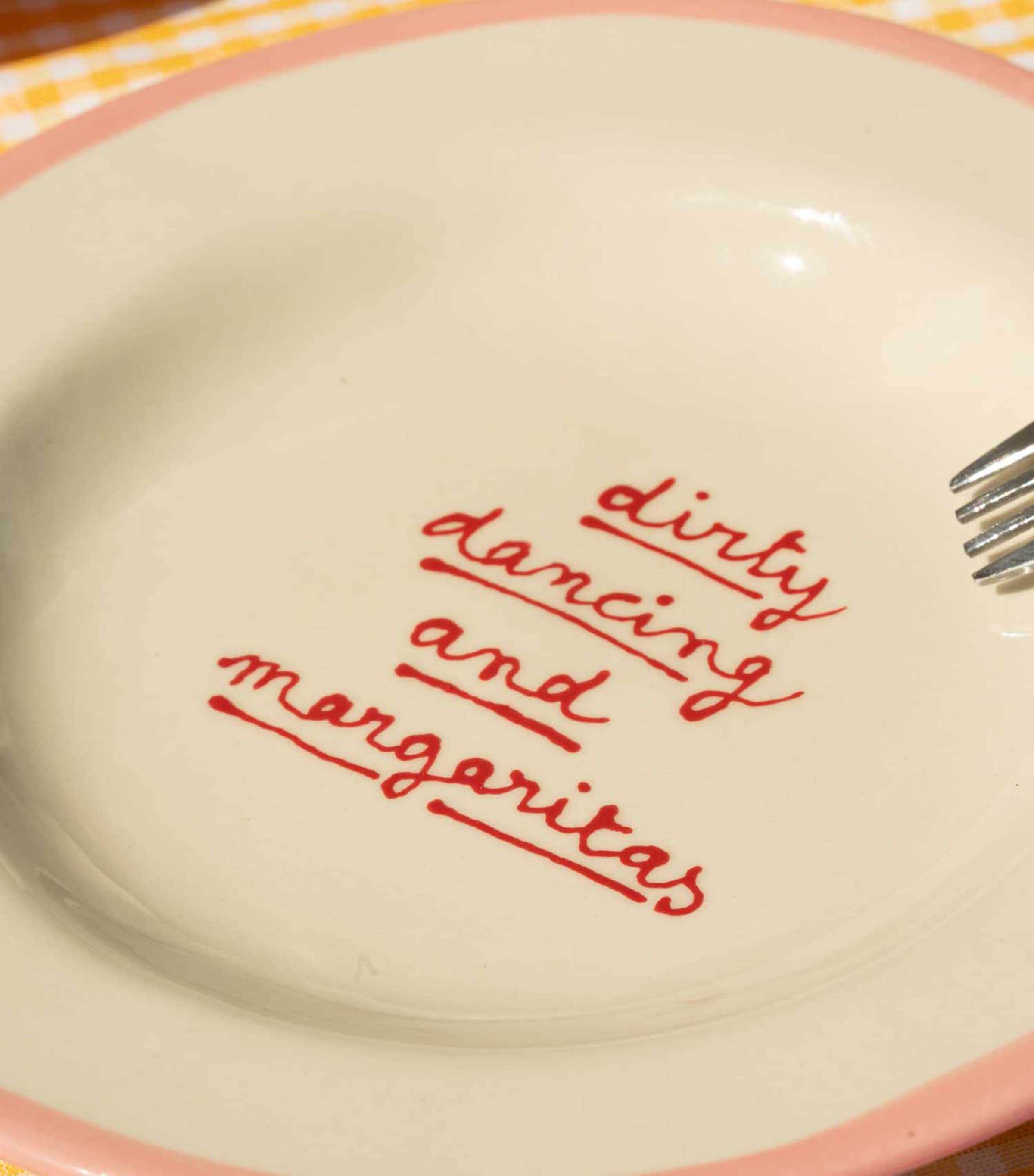 Laetitia Rouget Dirty Dancing and Margaritas plate 22cm, UK version