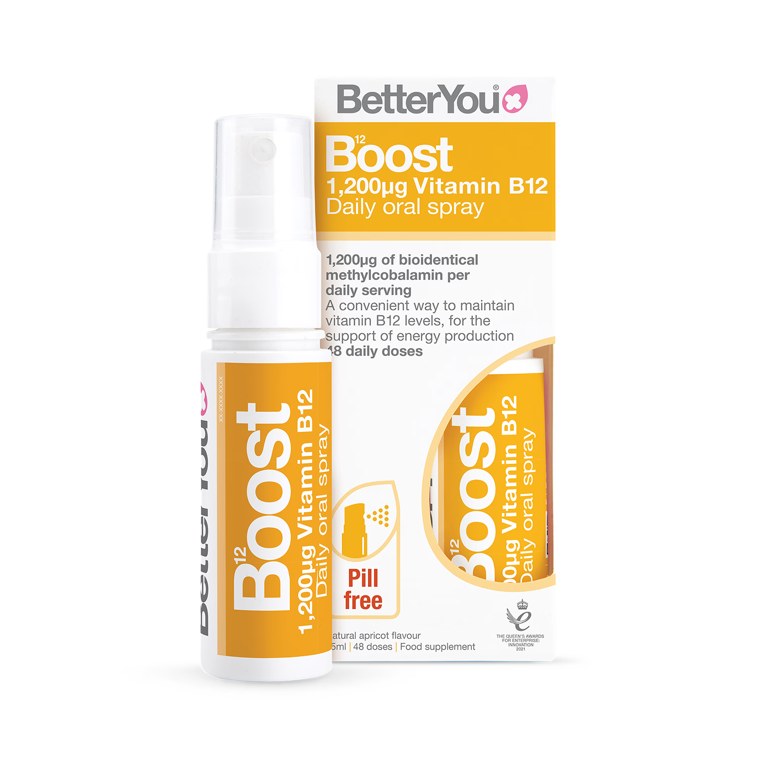 BetterYou vitamin B12 spray 25ml - British product