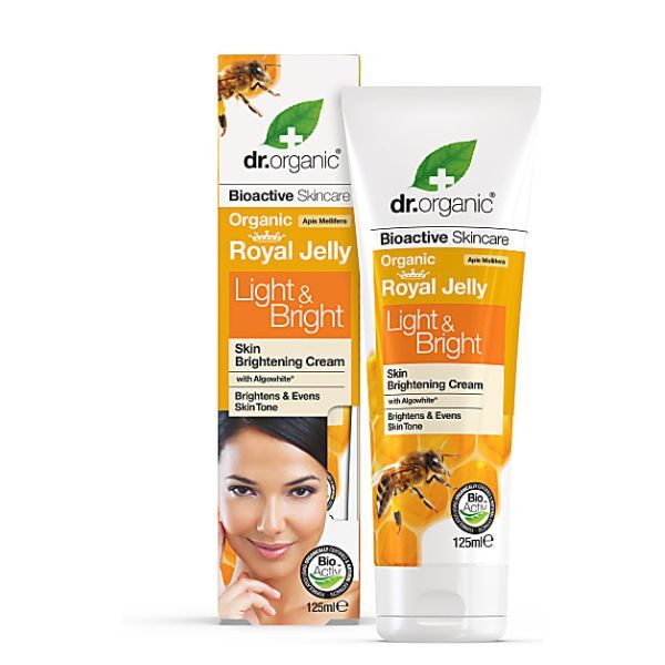 Dr Organic Royal Jelly Light & Bright Cream 125ml (British brand)