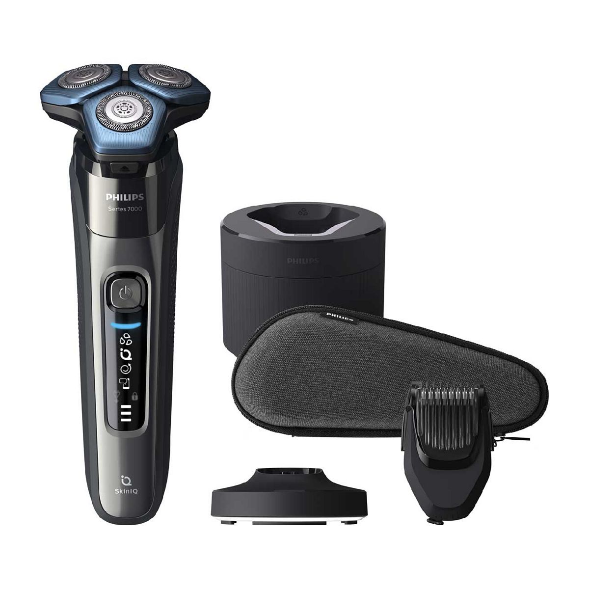 Philips Series 7000 Wet & Dry Electric Shaver with Charging Station and Pouch - S7788/59 Men's Toiletries Boots   