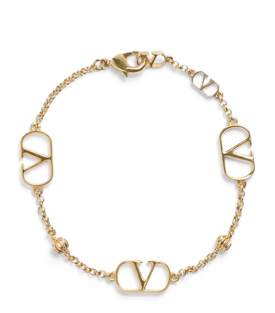 Valentino Garavani VLogo Signature gold-tone bracelet, UK version