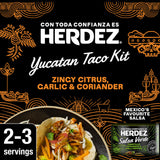 Herdez Yucatan Taco Kit Zingy Citrus Garlic & Coriander 497g GOODS Sainsburys   