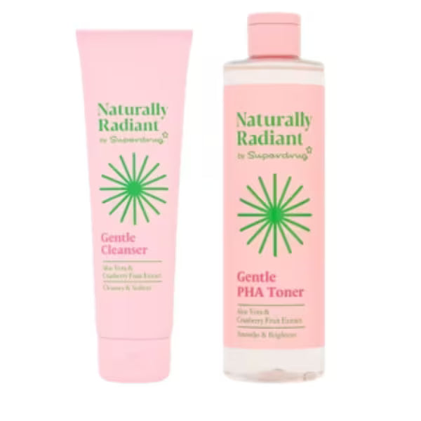 Naturally Radiant Gentle Cleansing Duo Bundle 450ml - British product
