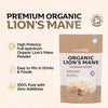 Inner Vitality organic lions mane mushroom powder 100g, imported from the UK