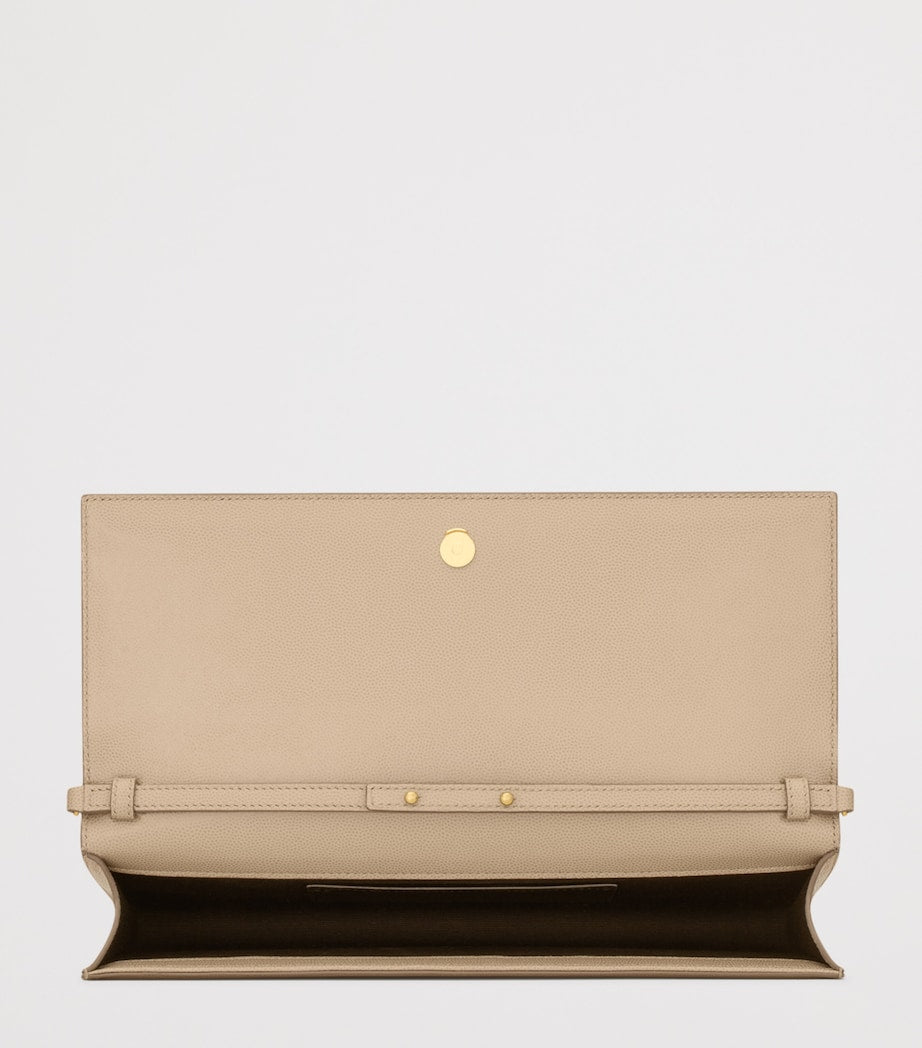 Saint Laurent Kate chain wallet in calfskin leather - British product