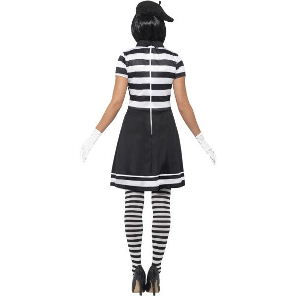 Smiffys Lady Mime Artist costume (British brand)