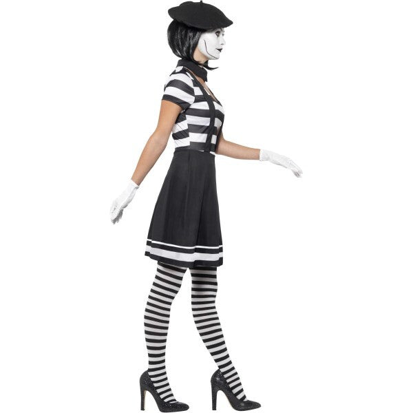 Smiffys Lady Mime Artist costume (British brand)