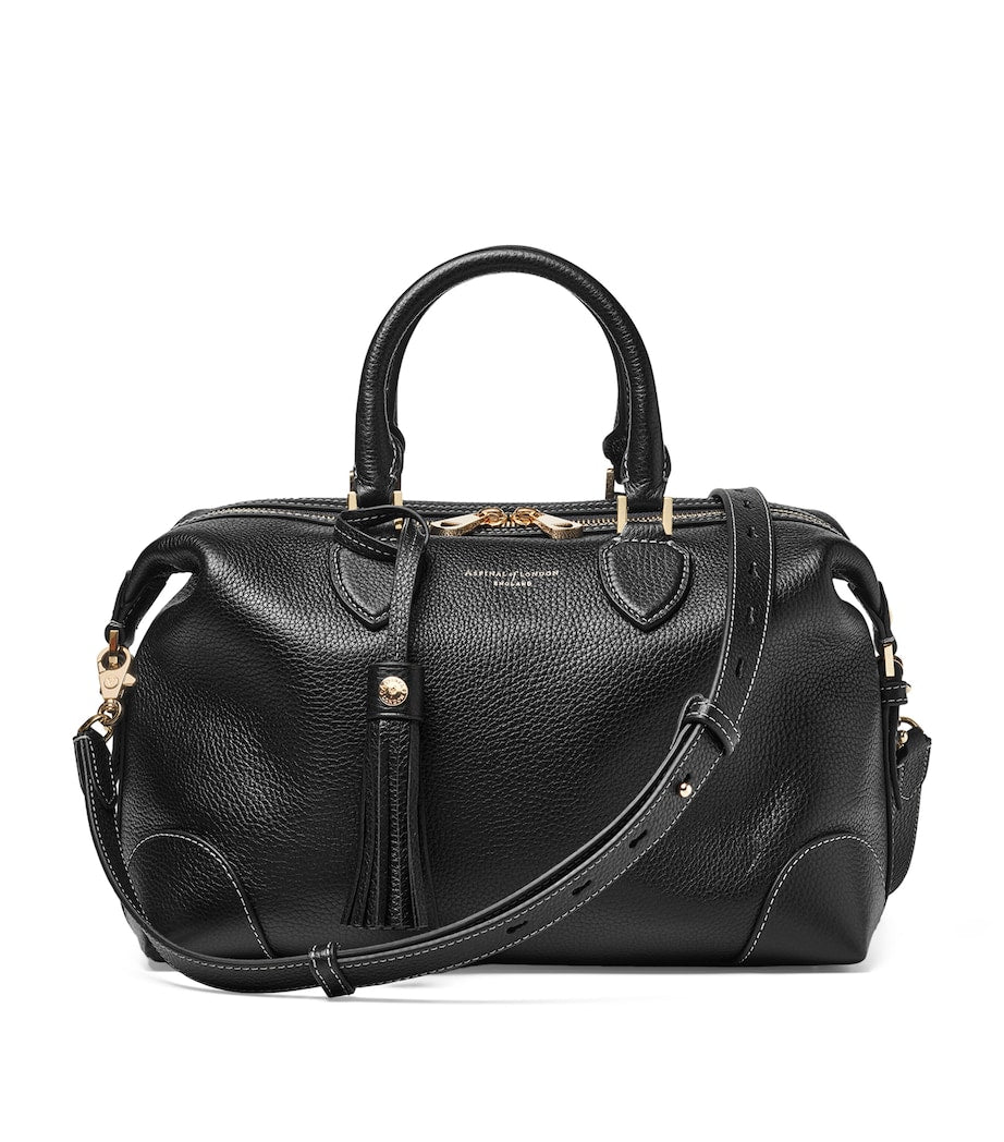 Aspinal of London Hudson bowling bag leather midi, UK version