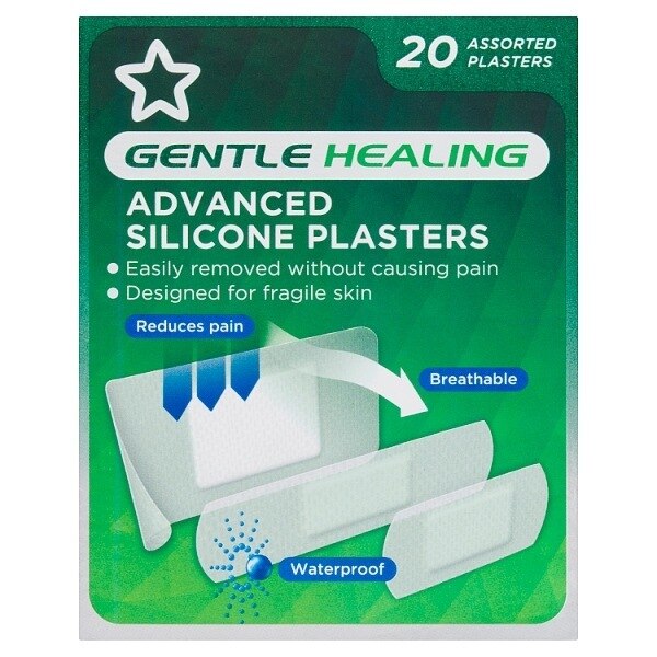 Superdrug Silicone Assorted Waterproof Plasters X 20