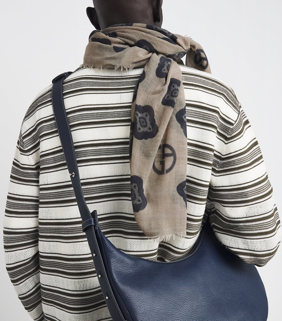 Giorgio Armani printed foulard 135cm, UK version