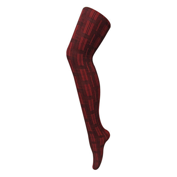 Sock Snob Ladies 80 Denier Opaque Patterned Tights 8-14 UK GOODS Superdrug Skye Red  