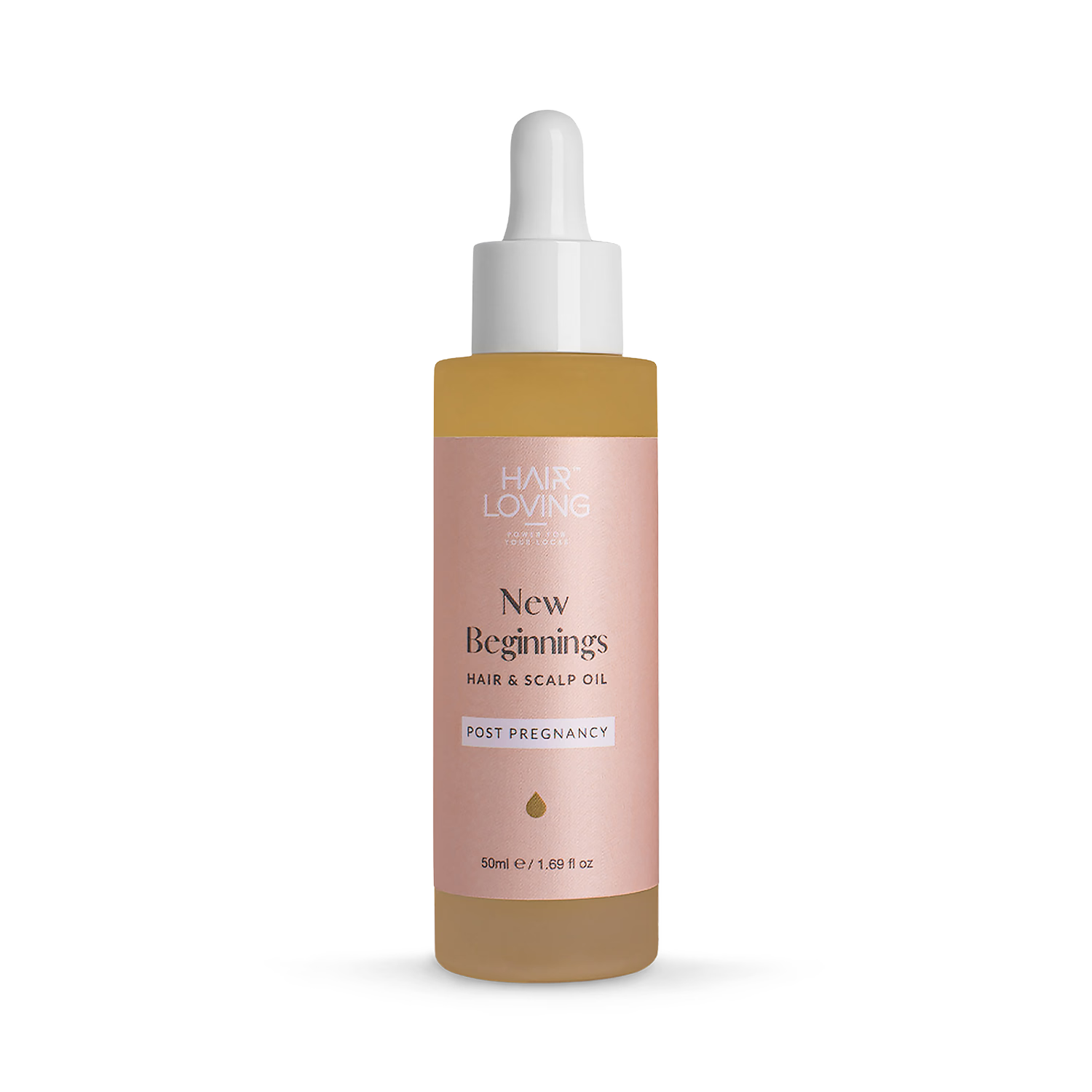 New Beginnings fragrance free hair oil postpartum 50ml, imported from the UK