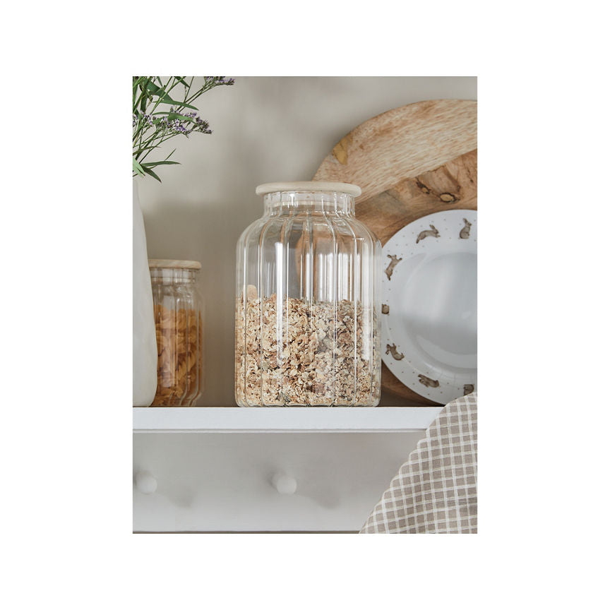 At Home with Stacey Solomon Clear Glass Canister Large