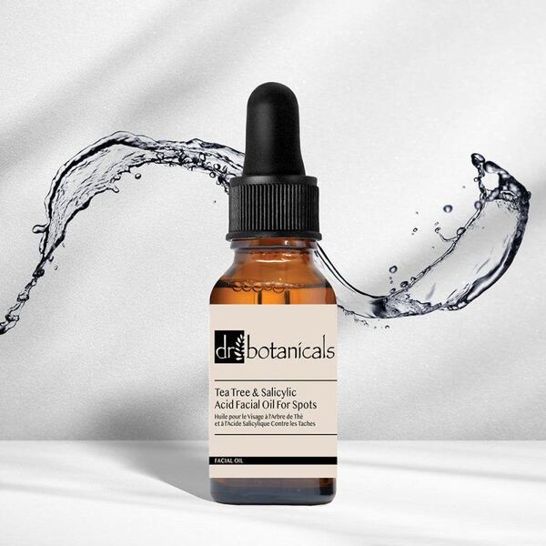 Dr Botanicals eucalyptus tea tree facial oil 15ml, UK version