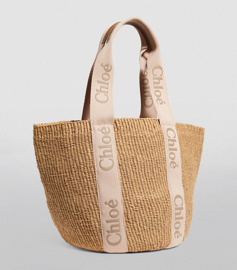 Chloé Large Woody basket bag, imported from the UK