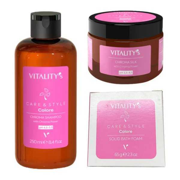 Vitality Chroma gift set for coloured hair (British brand)
