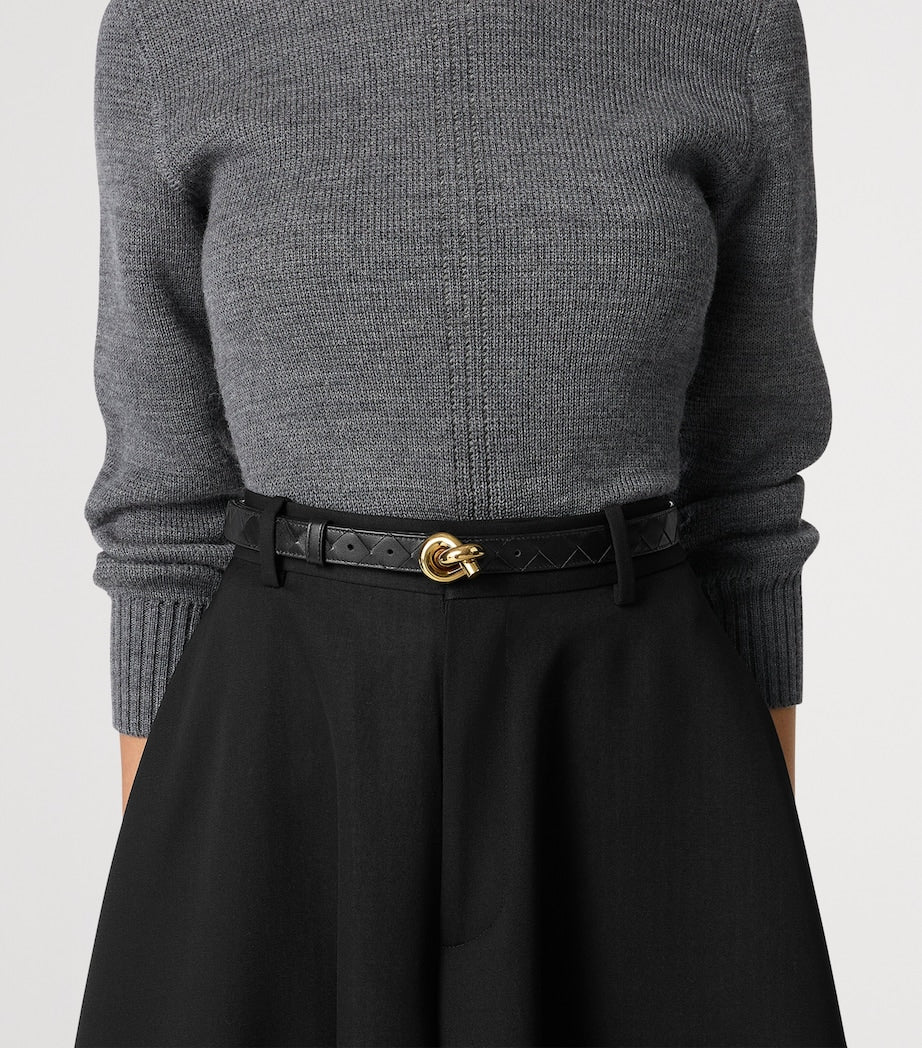 Bottega Veneta Knot leather belt - (British brand)