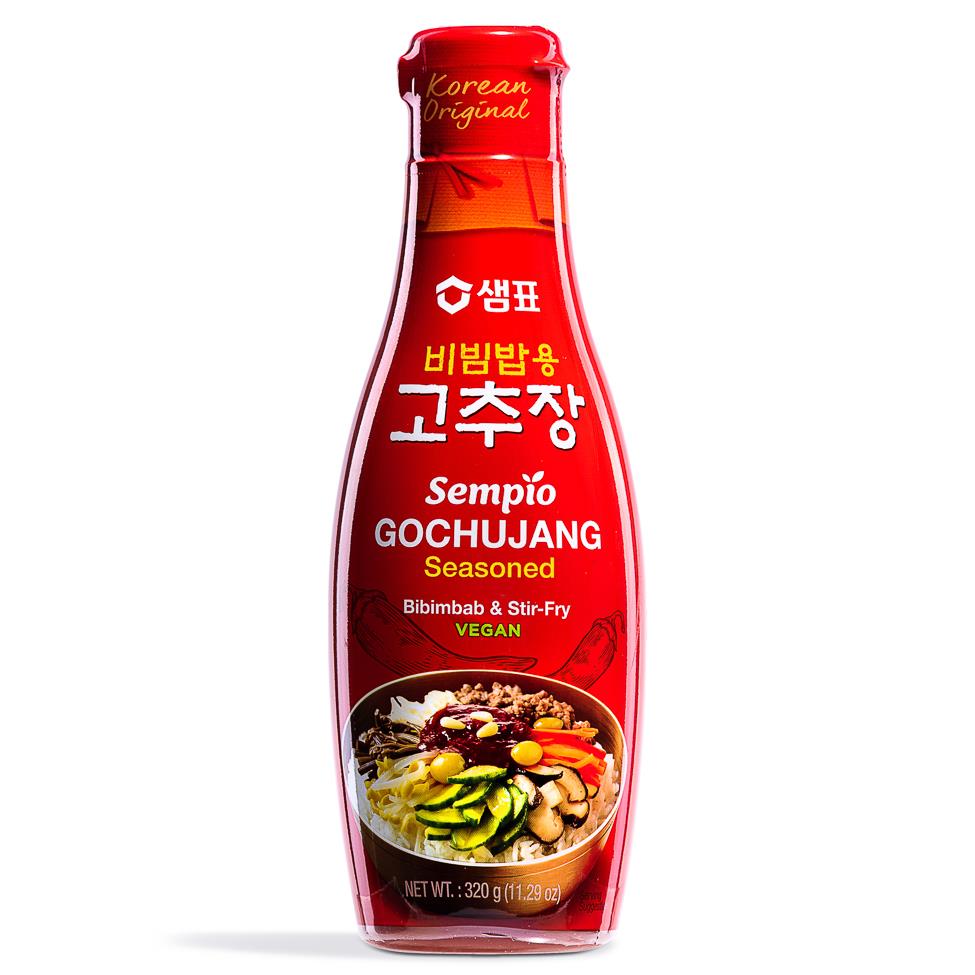 Sempio seasoned gochujang sauce for bibimbap, imported from the UK